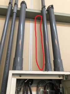 愛知県弥富市の倉庫にて分電盤及びコンセントの取付電気工事