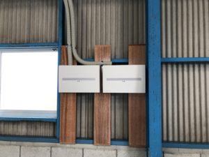 名古屋市南区の工場にて動力用分電盤の取付電気工事