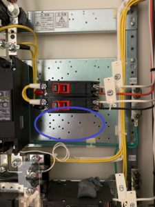 名古屋市南区の社会福祉事業所にてブレーカーの増設電気工事