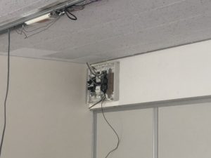 名古屋市南区のオフィスビルにてテナント改修に伴う分電盤の取付電気工事