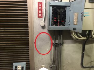 名古屋市南区のオフィスビルにてテナント改修に伴う分電盤の取付電気工事