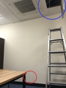 名古屋市中区のオフィスにてコンセント増設電気工事